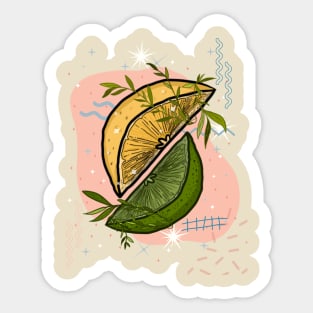 Lemons and Limes Sticker